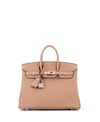 Birkin 25 Togo Leather Satchel