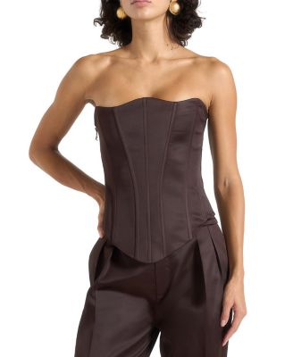 Scarlett Satin Lace Up Corset