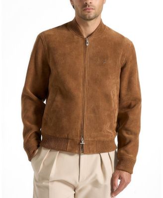 Arsene Faux Suede Bomber Jacket