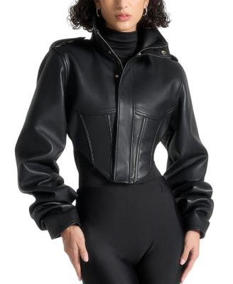 Solange Tacked Sleeve Corset Jacket