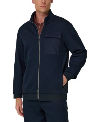  Cotton Blend Scuba B Tech Full-Zip Sweatshirt