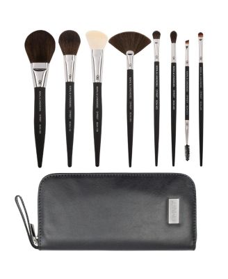  Professional Travel Makeup Brush Set - 8 Pcs