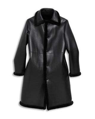 Shearling Trench Coat