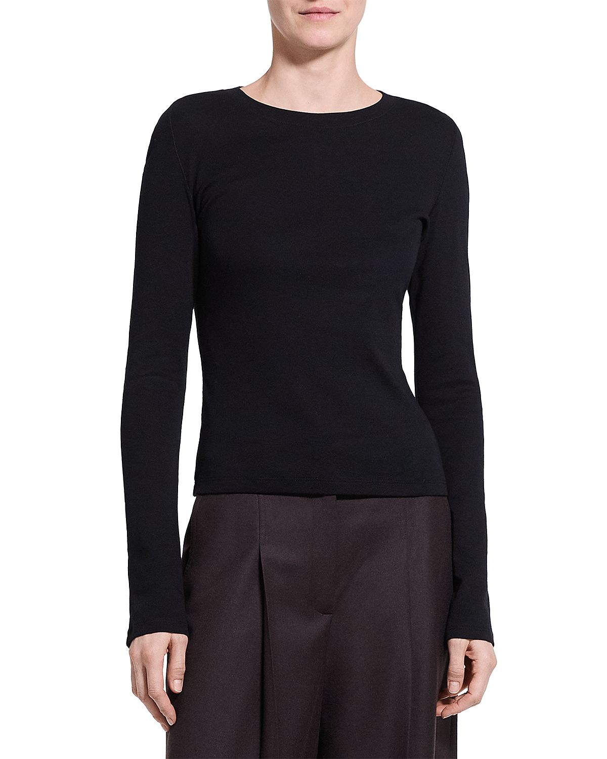 Theory Purl Soft Long Sleeve Tee