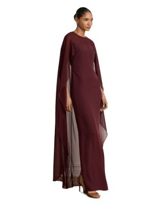 Cape Georgette Gown