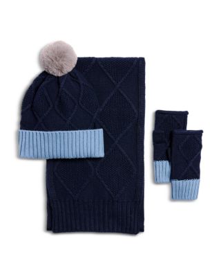 Modernist Hat, Gloves & Scarf Set