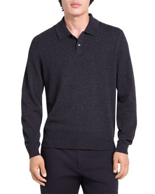 Goris Cashmere Long Sleeve Polo Sweater