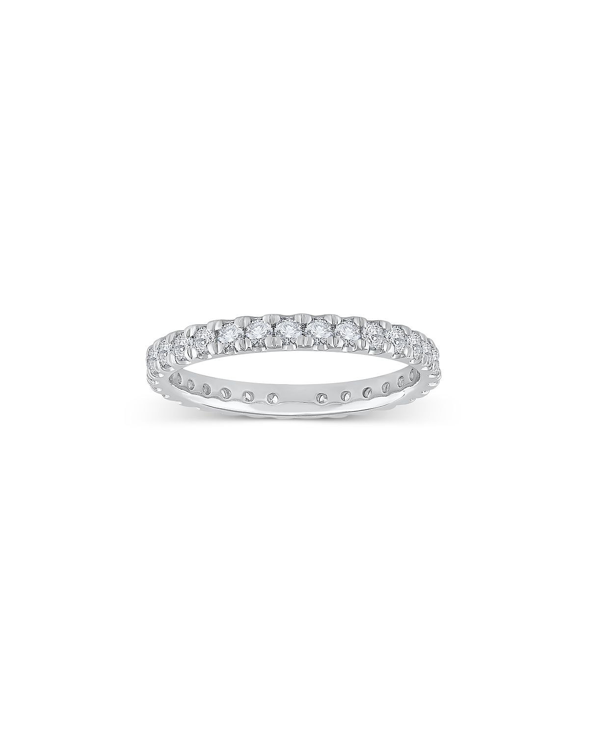 Bloomingdale's Fine Collection Diamond Pave Set Eternity Ring