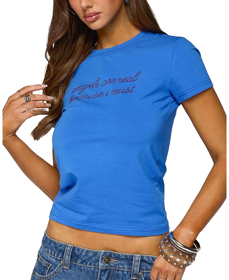 Edikted Angels Are Real T Shirt