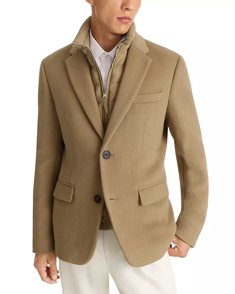 Mackage Sutton Wool Coat & Removable Down Liner