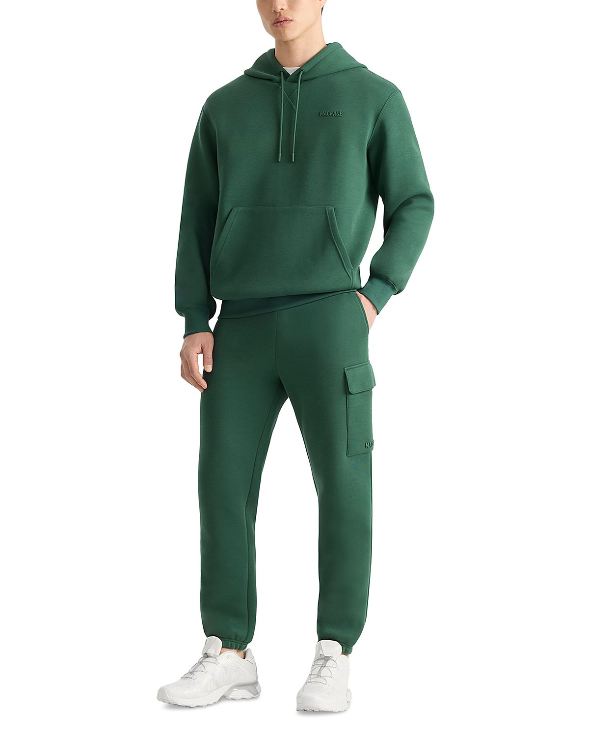 Mackage Marvin Double Face Jersey Cargo Sweatpants