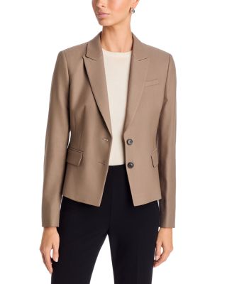 Jia Peak Lapel Slim Blazer