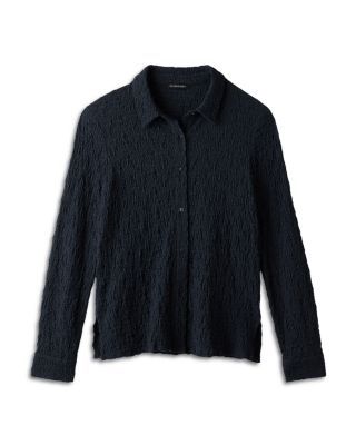 Bubble Jacquard Classic Collar Slim Shirt - thumbnail 10