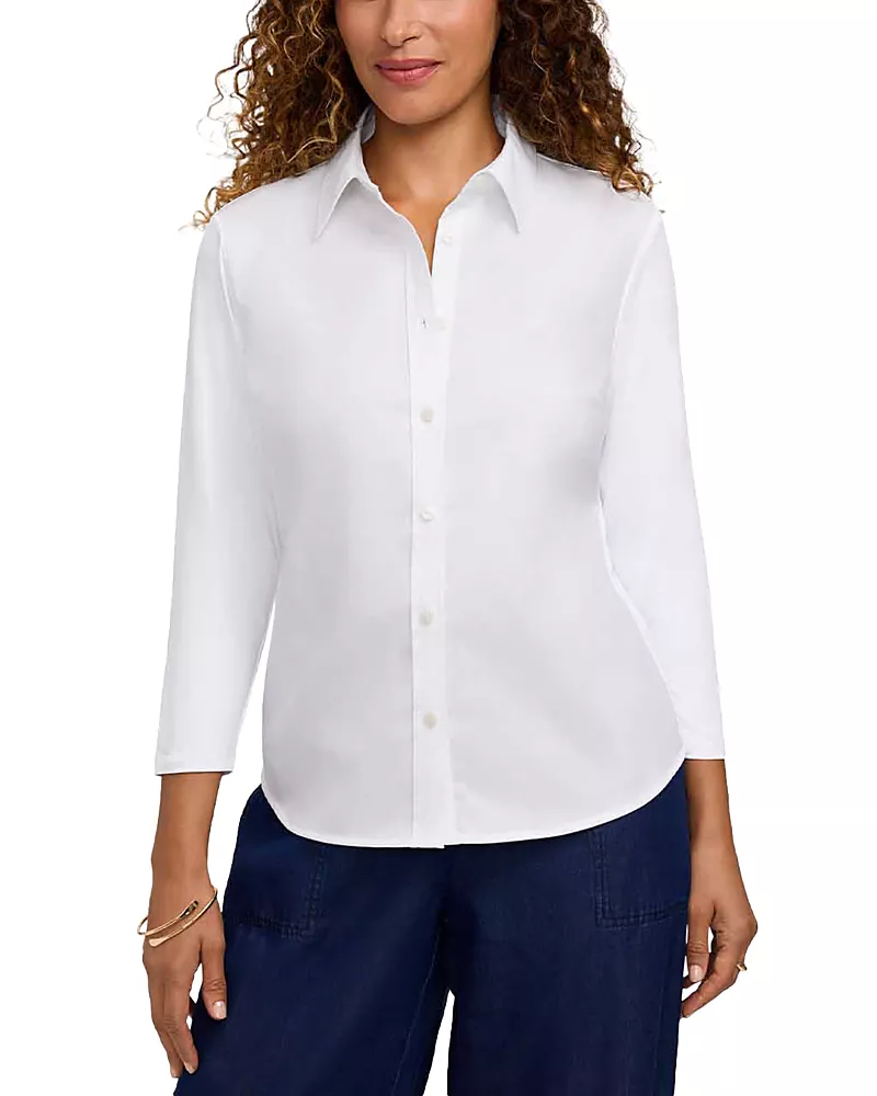 Foxcroft Dina Three Quarter Sleeve Shirt