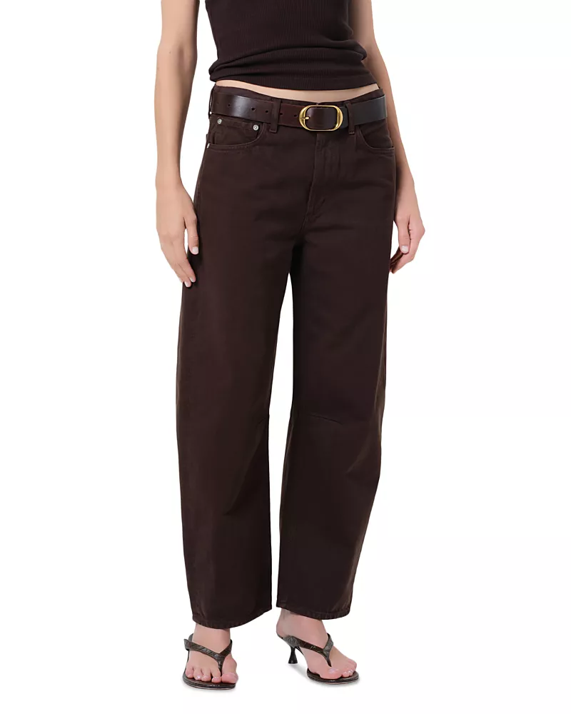 Citizens of Humanity Miro High Rise Relaxed Jeans in Carob
