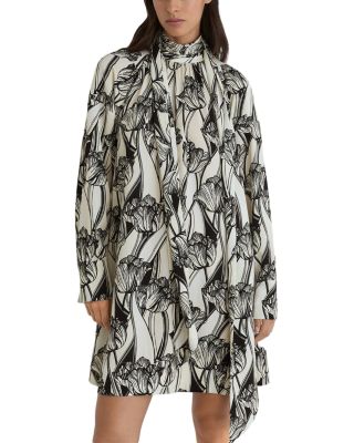 Alwen Scarf Tie Swing Dress
