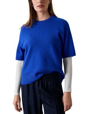 Knitted Wool Round Neck Tee