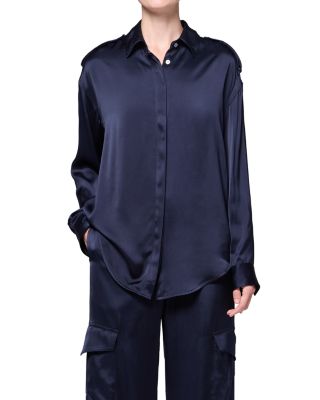 Webb Satin Cargo Shirt