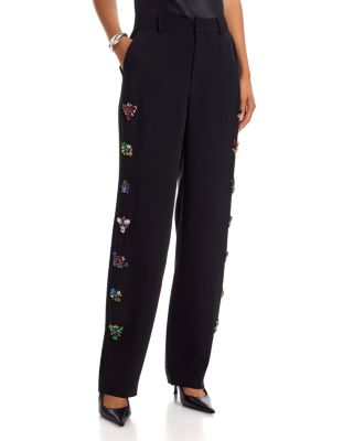 Crown Jewel Embellished Pants