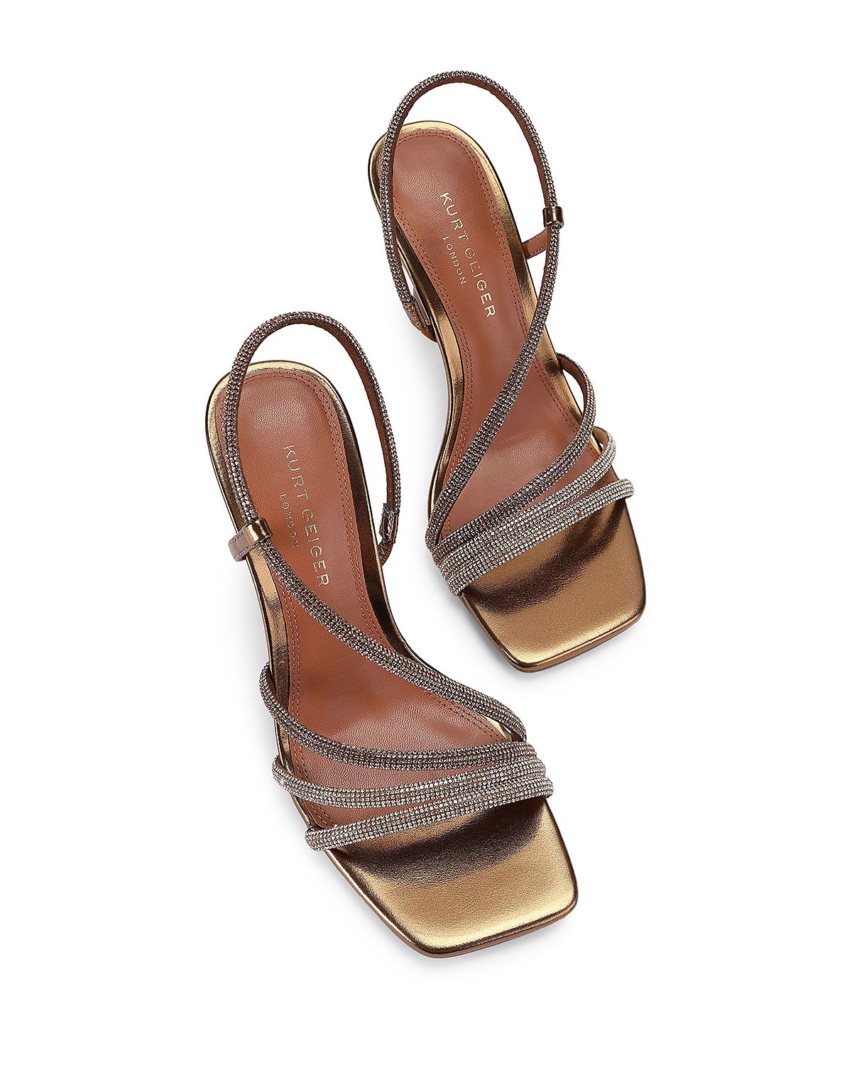Kurt Geiger London Women's Annabel Embellished Suede Sandals