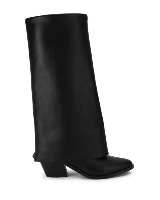 Women's Chiltern Folded Leather Knee High Boots