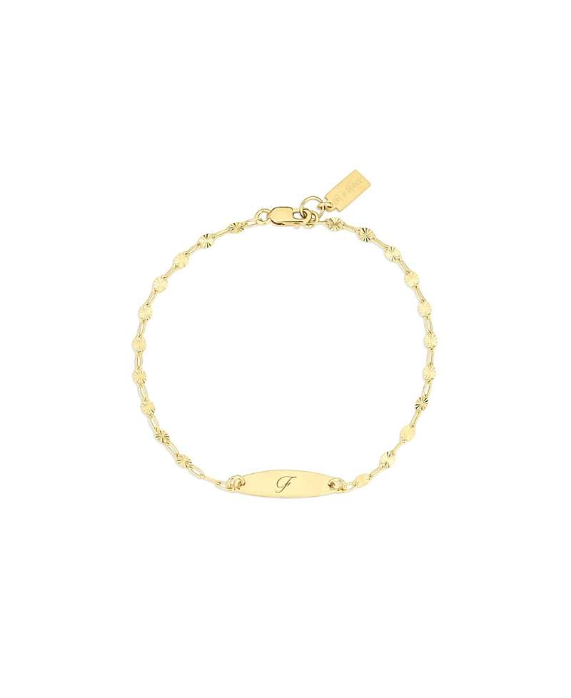Set & Stones Banks Engraved Initial Bracelet · OS