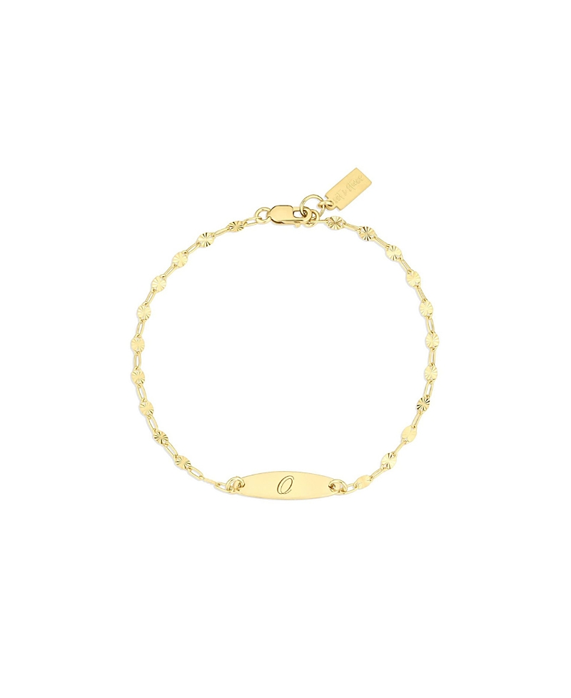 Set & Stones Banks Engraved Initial Bracelet · OS