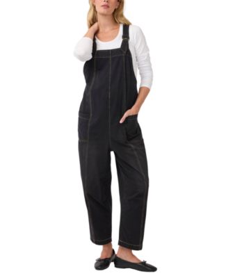  Straight Leg Soft Denim Maternity Overall