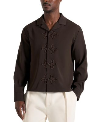 Valen Applique Detail Long Sleeve Shirt