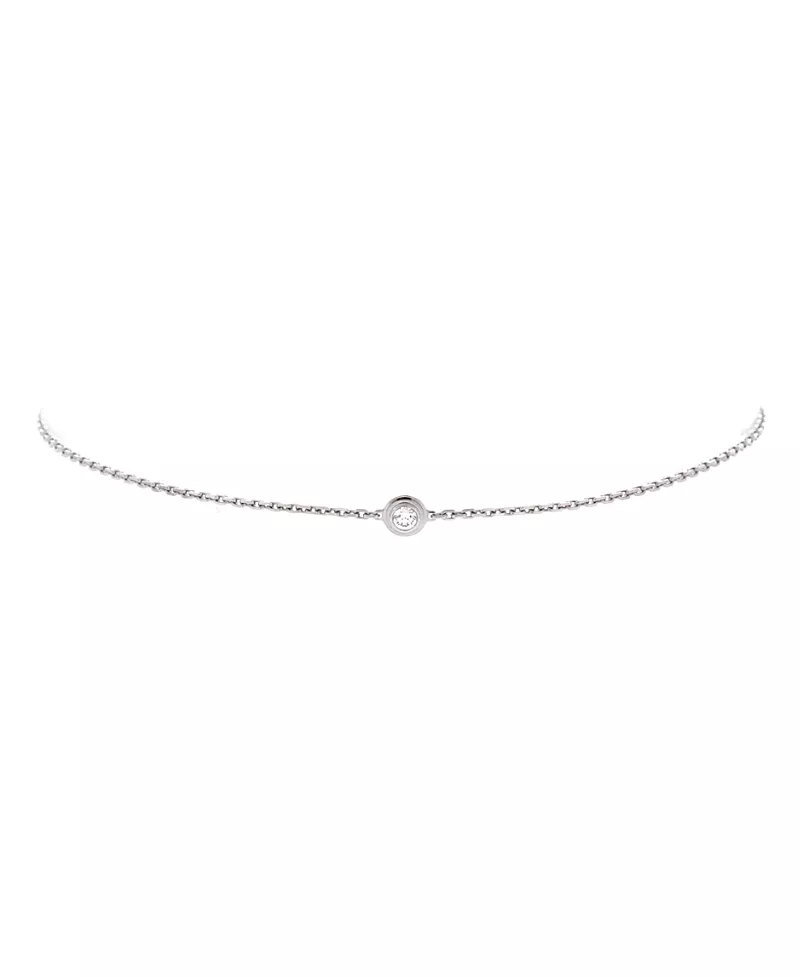 Pre-Owned Cartier Xs D'Amour Bracelet 18K White Gold and Diamond