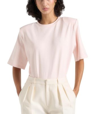 Mia Wide Shoulder Bodysuit T-shirt