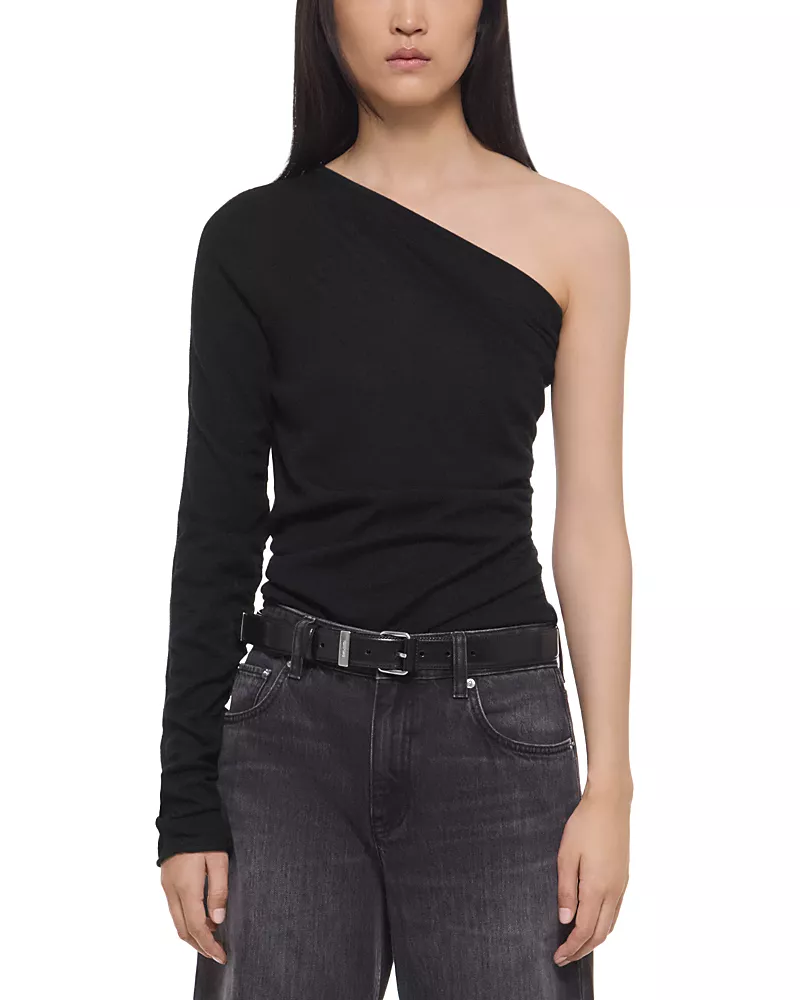 Helmut Lang Wool Asymmetric Neck Sweater