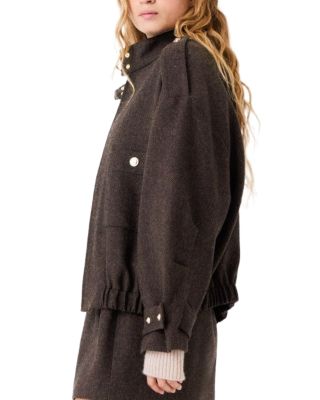 Herringbone Oversized Jacket - thumbnail 4
