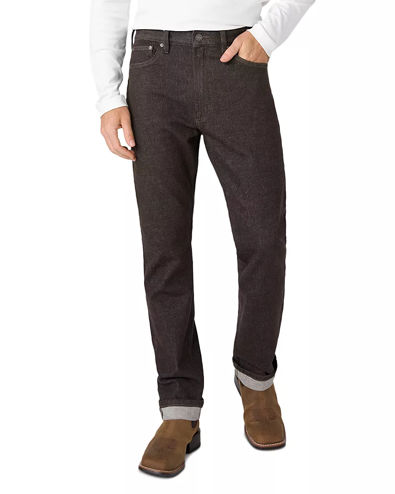 Liverpool Los Angeles Preston Cotton Blend Straight Fit Jeans in Espresso Rinse