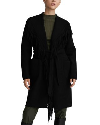 Eyelash Wrap Fringe Coatigan