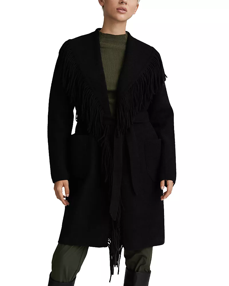 Nvlt Eyelash Wrap Fringe Coatigan