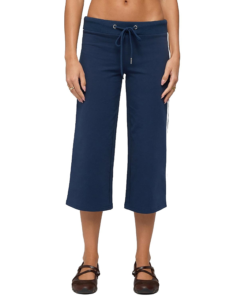 Edikted Zanele Side Stripe Capri Sweatpants