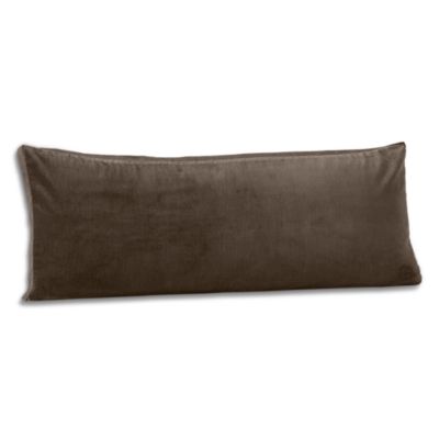 Velvet Lumbar Pillow, 14" x 34"