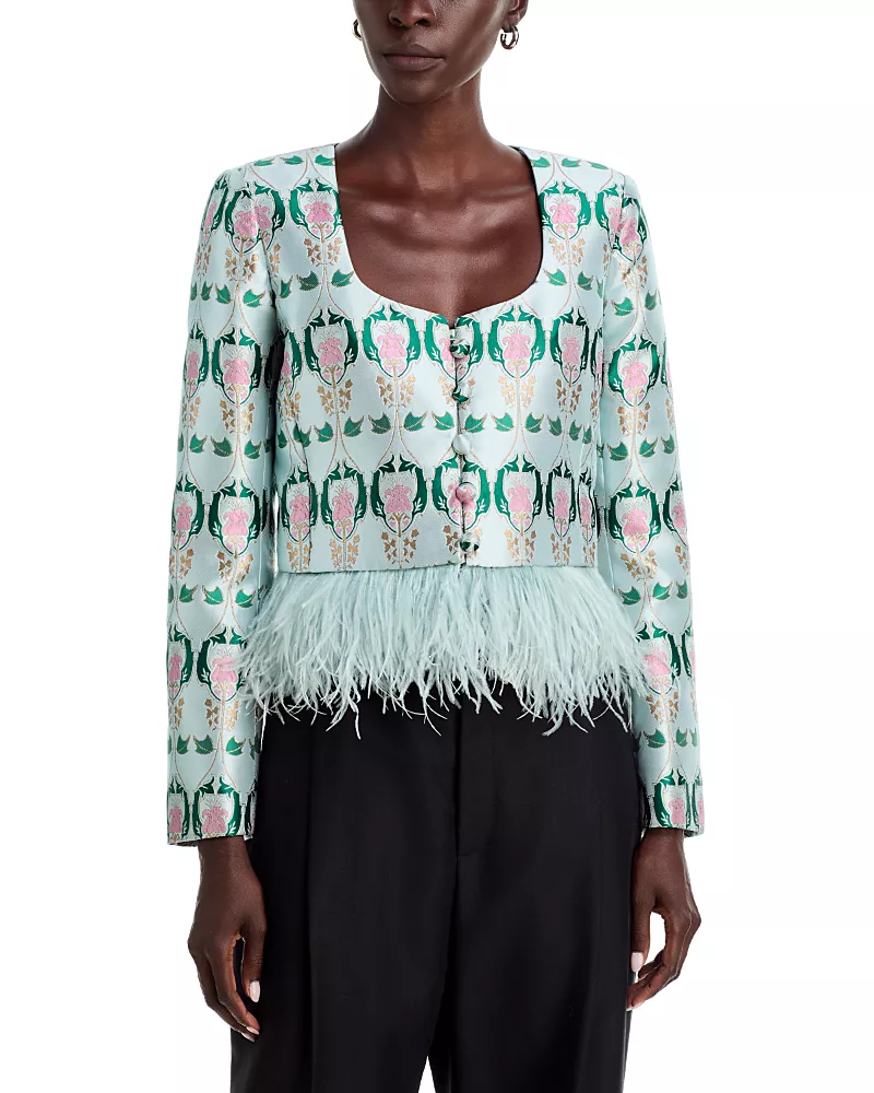 Cara Cara Aminah Feather Hem Jacket