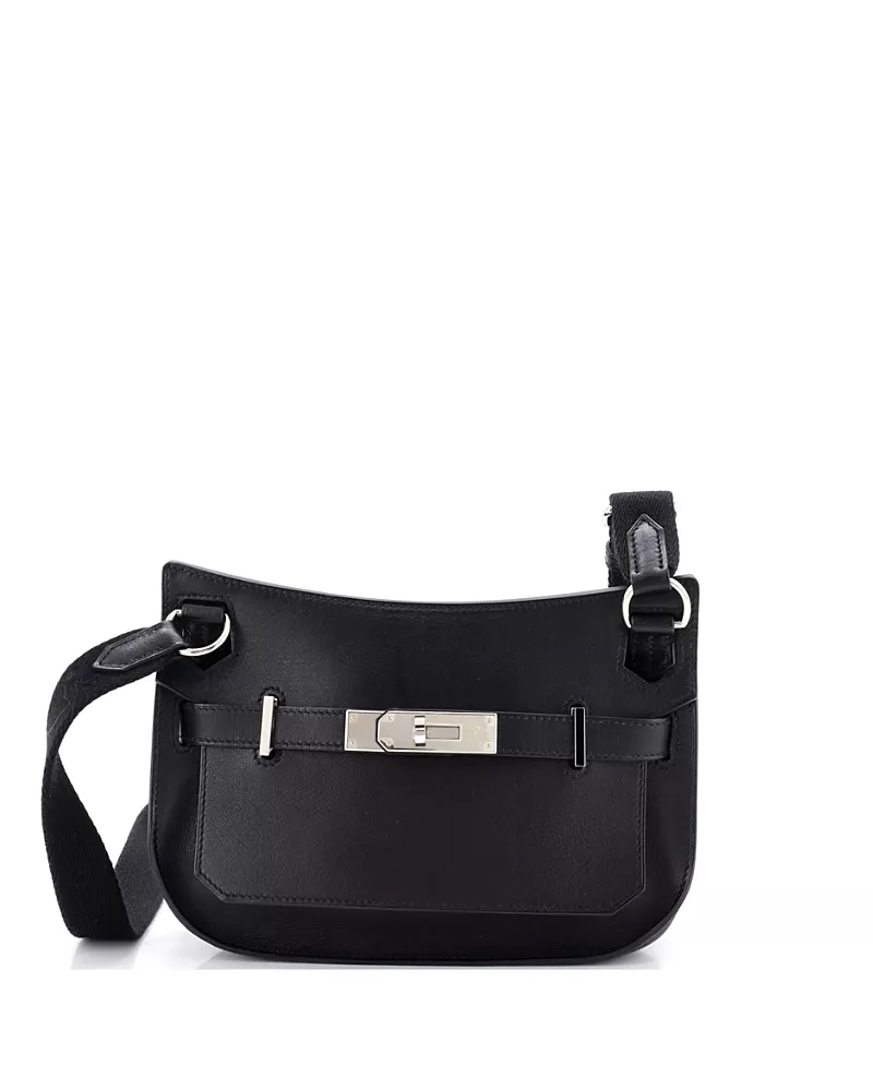 Pre-Owned HERMES Mini Jypsiere Bag Evergrain
