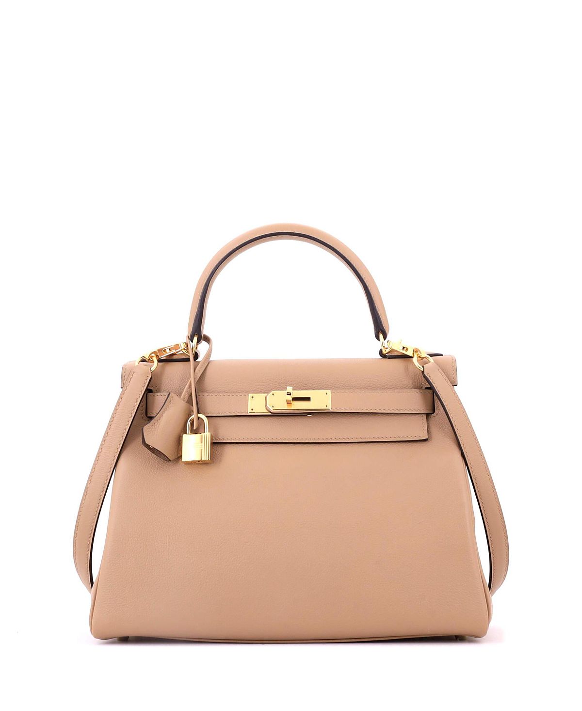 Pre-Owned HERMES Kelly 28 Leather Satchel