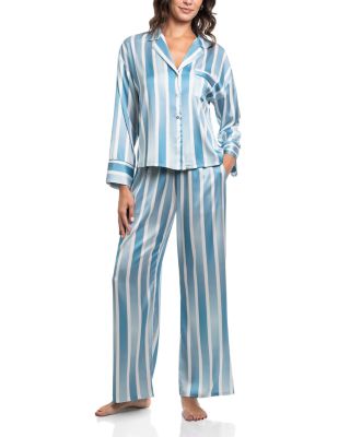 Satin Long Sleeve Pajama Set