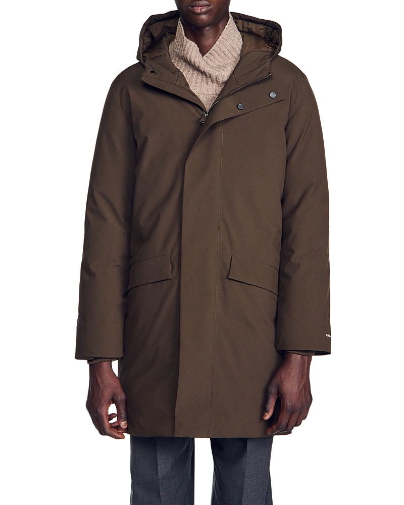 Sandro Scooter Hooded Parka