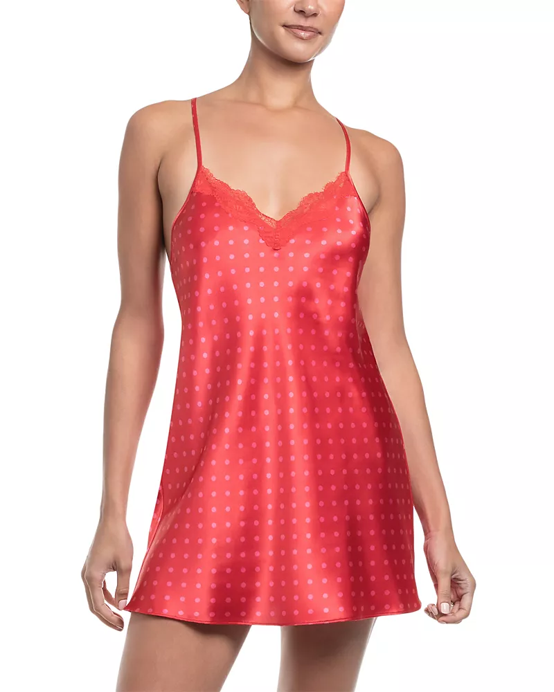 In Bloom by Jonquil Stretch Satin Strappy Back Chemise
