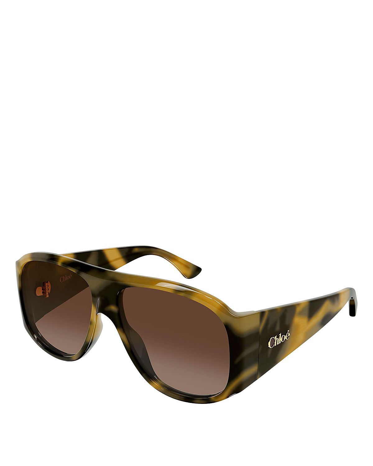 Chloe Izia Pilot Sunglasses, 60mm