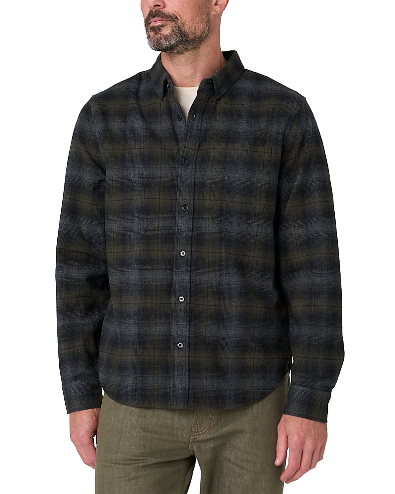 Liverpool Los Angeles Cotton Blend Brushed Plaid Shirt
