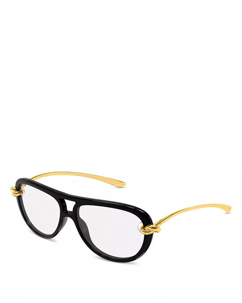 Bottega Veneta Aviator Sunglasses, 58mm