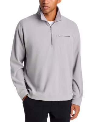 Vuori Aspen Stand Collar Quarter Zip Sweater In Multi