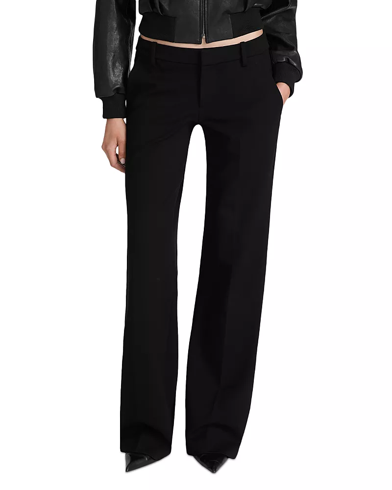 Frame The Low Wide Leg Trousers