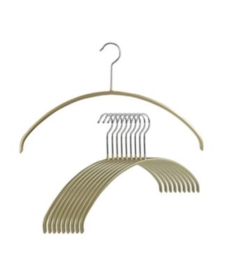 Euro Steel Grip Clothing Hanger, Model 40P, Set of 10